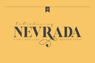 AL Nevrada: A Cool Display Font for Handmade Creations