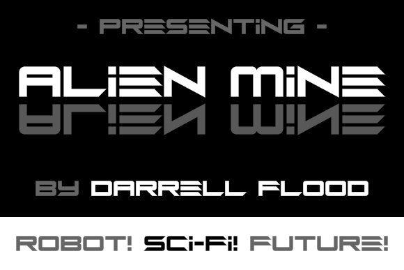 Alien Mine Font for a Futuristic Brand Upgrade