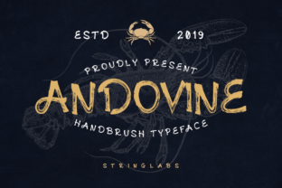 Andovine: A Vintage-Inspired Display Font for Bold Branding