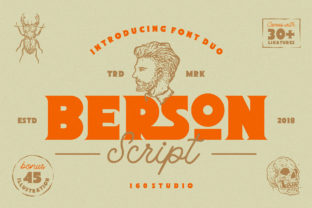 Berson: A Bold Vintage Font for Branding Impact