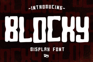Blocky: A Display Font That Elevates Branding with Unique Style