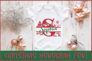 Christmas Monogram: A Festive Font for Elegant Branding