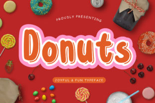 Donuts Font for Joyful Craft Creations