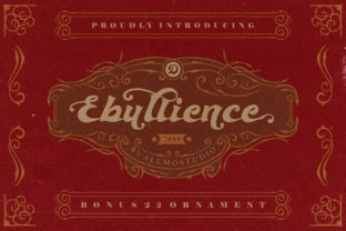 Ebullience: A Cool Display Font for Bold Branding