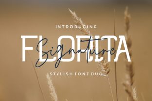 Florita Duo: A Charming Font Pair for Digital Creativity