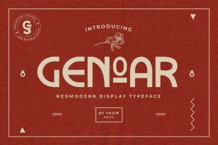 Genoar: A Neo-Modern Display Font for Editorial Excellence