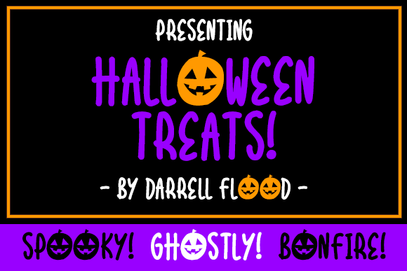 Halloween Treats Font for Spooky and Cute Editorial Designs