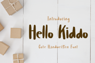 Hello Kiddo Handwritten Font for Web Design