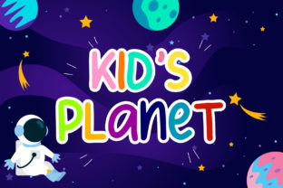Kid s Planet Font for Kid-Themed Web Designs