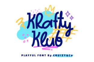 Krafty Klub: A Playful Display Font for Creative Projects