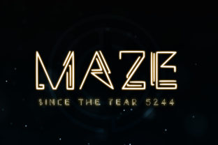 Maze Font for Futuristic Branding Projects