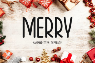 Merry – A Cozy Christmas Display Font for Branding
