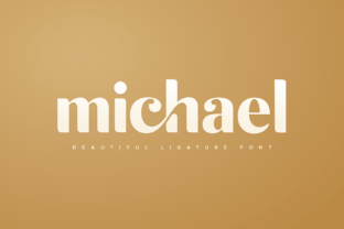 Michael: A Modern Display Font for Editorial Design