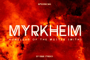 Myrkheim: A Futuristic Font for Handmade Creations