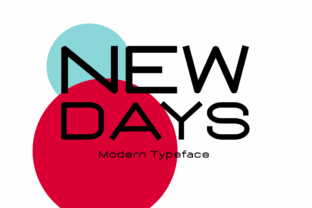 New Days Font for Creative Makers and Handmade Shops