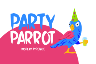 Party Parrot: A Whimsical Display Font for Creative Projects