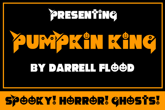 Pumpkin King Font for Spooky Season Creations