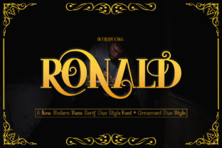 Ronald Family Font: A Luxurious Display Type