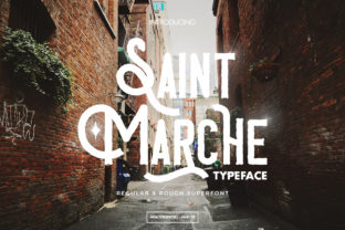 Saint Marche: A Display Font with Romantic Elegance
