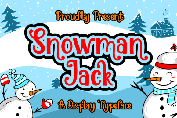 Snowman Jack Font for Winter-Themed Web Designs