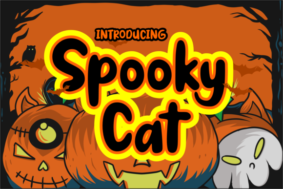 Spooky Cat: A Halloween-Inspired Font for Branding Magic