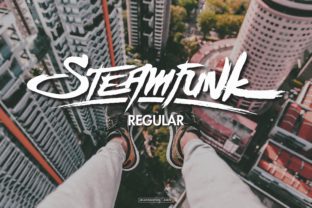 Steamfunk: A Bold Display Font for Modern Editorial Design