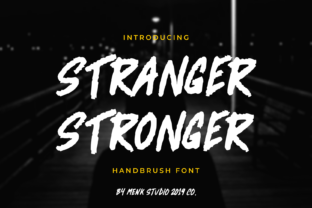 Stranger Stronger: A Bold Display Font for Editorial Impact