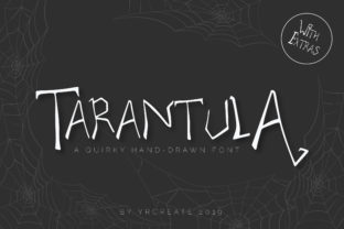 Tarantula Font for Quirky Branding and Halloween-Themed Designs