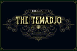 Temadjo – A Timeless Display Font for Web Design