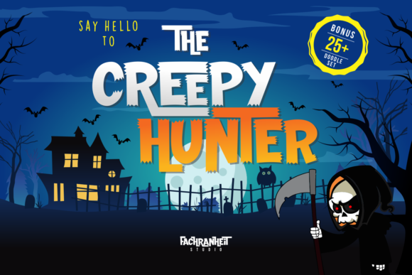 The Creepy Hunter: A Display Font That Adds Charm to Editorial Design