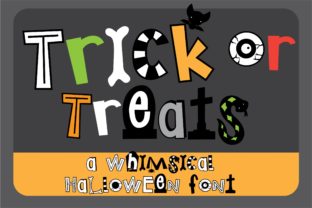 Trick or Treats Font for Halloween-Themed Design Projects