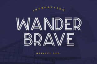 Wander Brave: A Timeless Display Font for Creative Projects