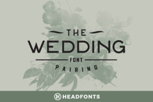 Wedding Family Font for Vintage-Inspired Handmade Creations
