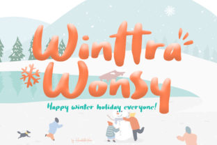 Winttra Wonsy: A Winter-Themed Display Font for Standout Design