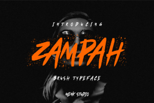 Zampah – A Bold Handwritten Brush Font for Web Design